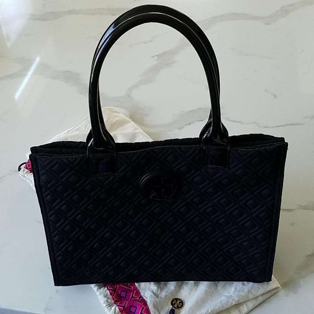 Tory Butch Ella Quilted Nylon Tote